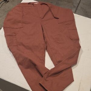 Maurices Men's Cargo Jogger Pants — Rust Brown